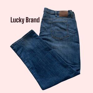 Lucky Brand Athletic Fit Jeans 46x32 Big Tall Straight Leg Denim EUC Men's